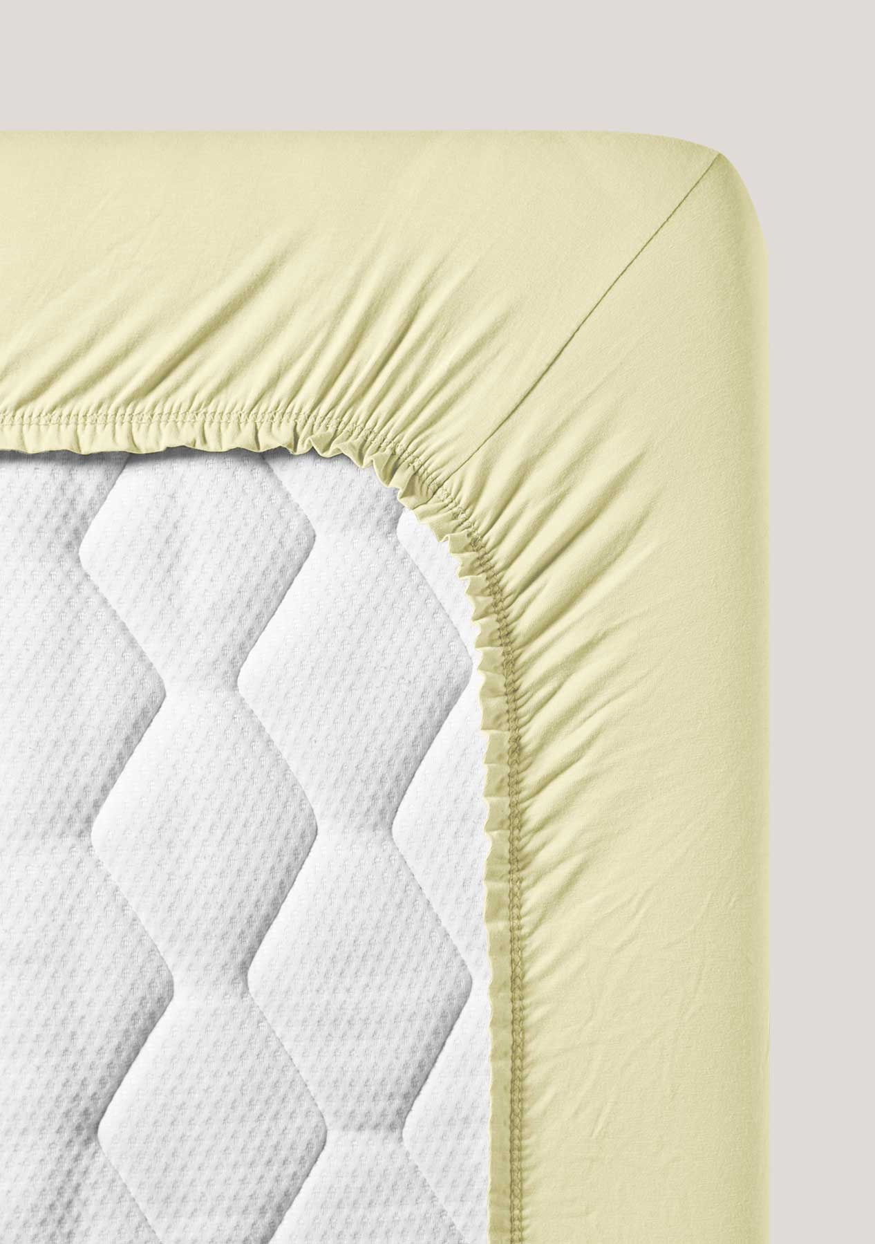 Fein-Jersey Spannbettlaken M