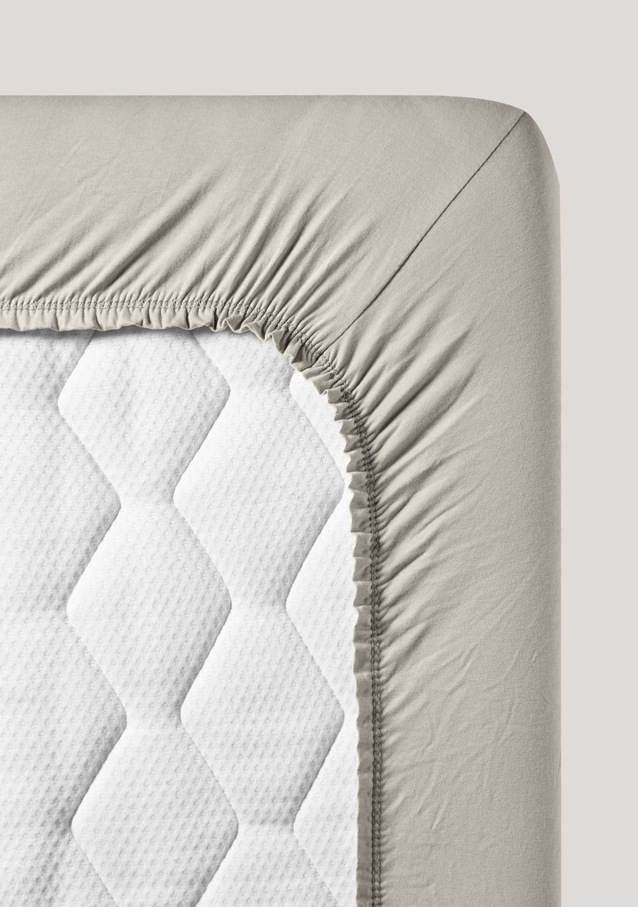 Fein-Jersey Spannbettlaken M