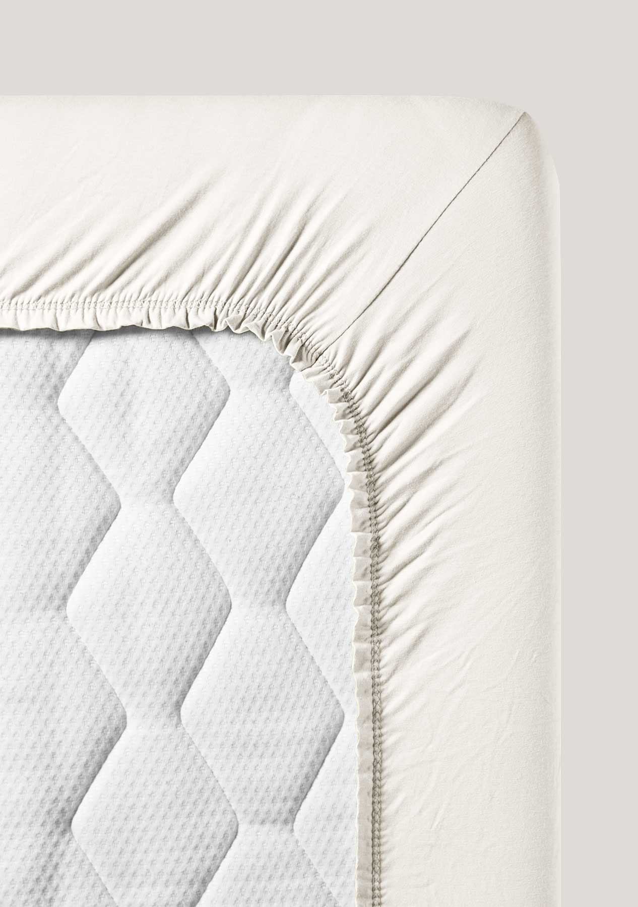 Fein-Jersey Spannbettlaken M