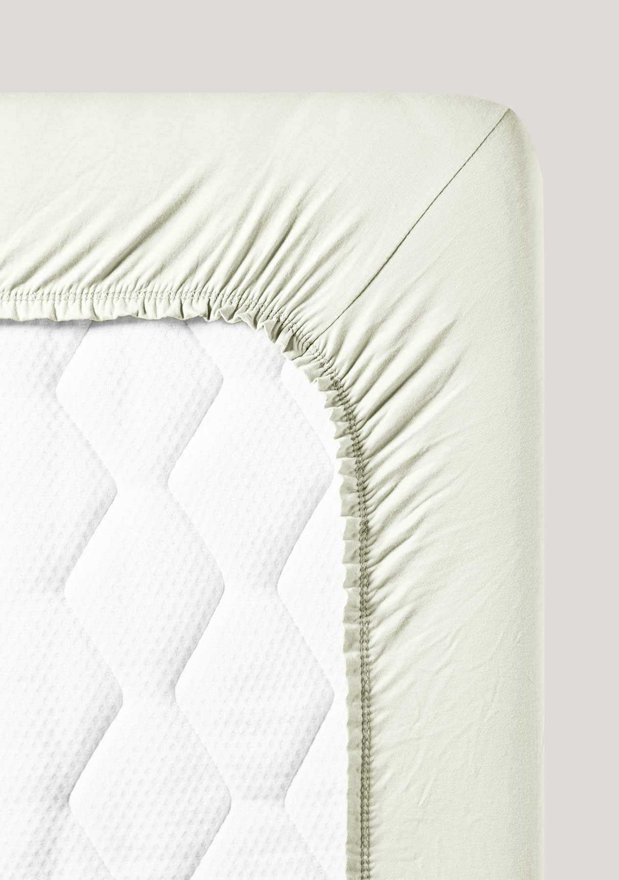 Fein-Jersey Spannbettlaken M