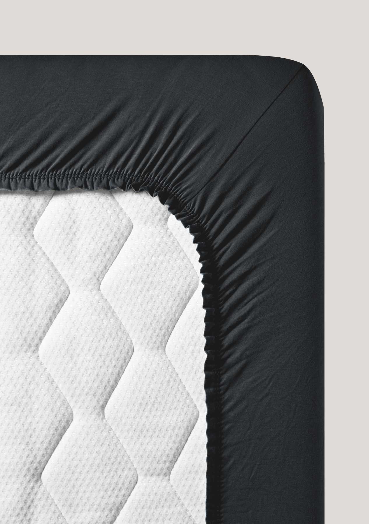 Fein-Jersey Spannbettlaken M