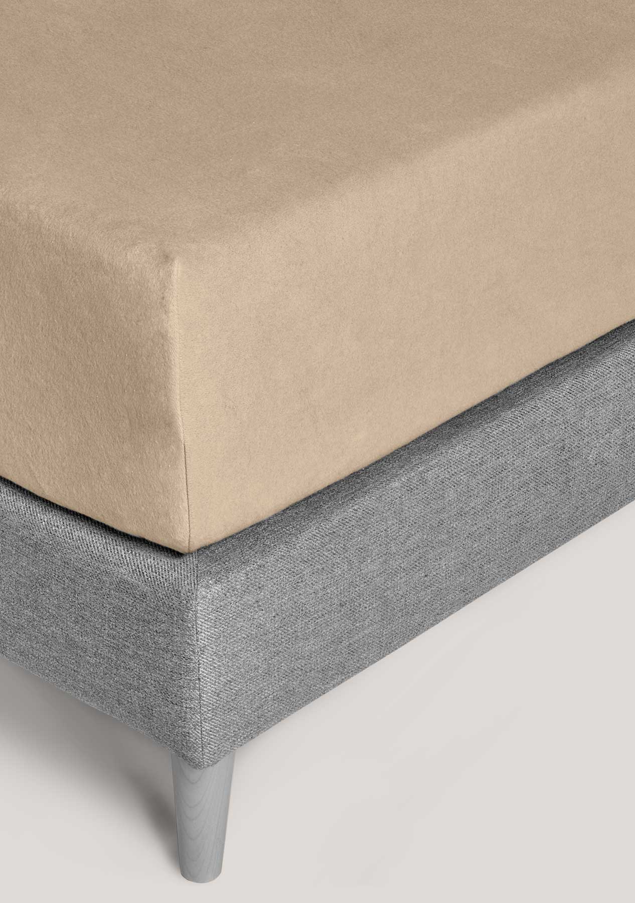 Flausch-Biber Spannbettlaken S