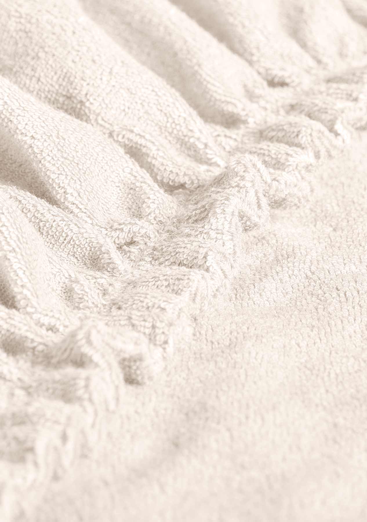 Fluffy terry fitted sheets M
