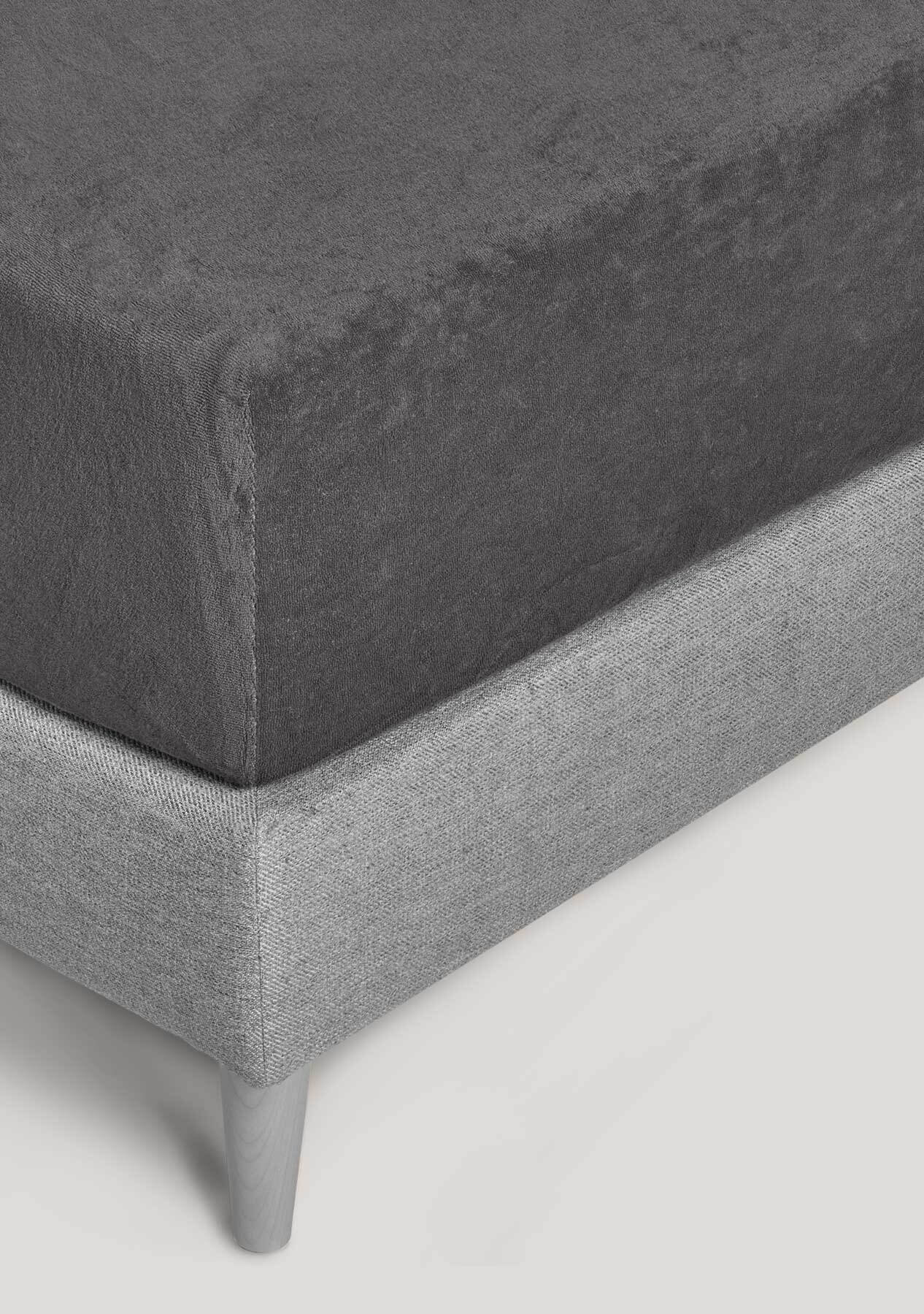 Fluffy terry fitted sheets M