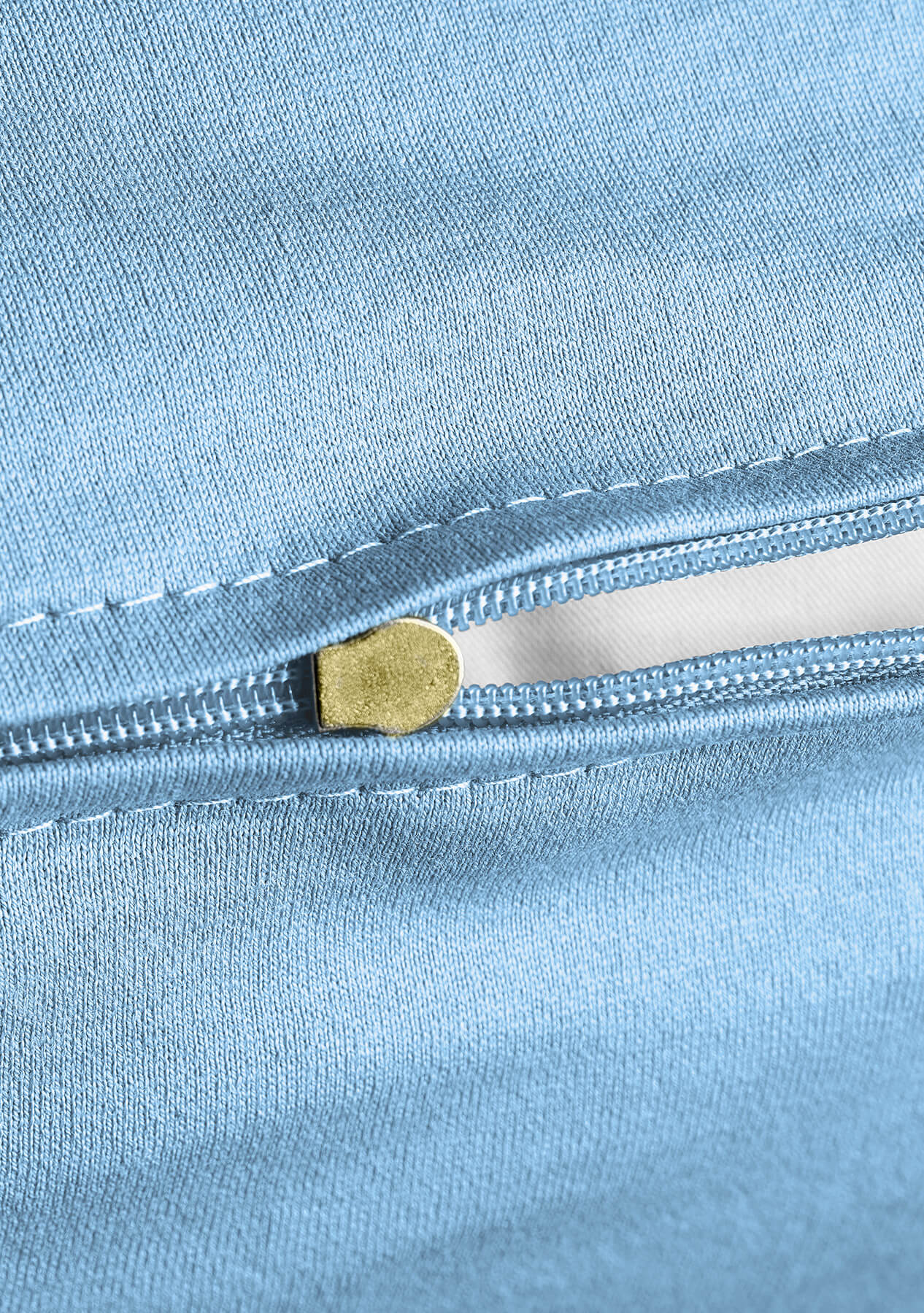 Luxurious thread and jersey pillowcase 40 x 80 cm