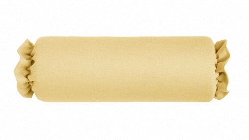 Luxurious thread and jersey pillowcase for neck rolls