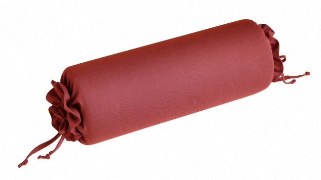 Luxurious thread and jersey pillowcase for neck rolls