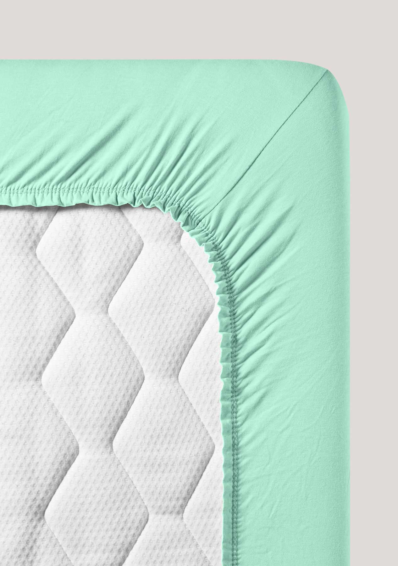 Fine jersey fitted sheets S