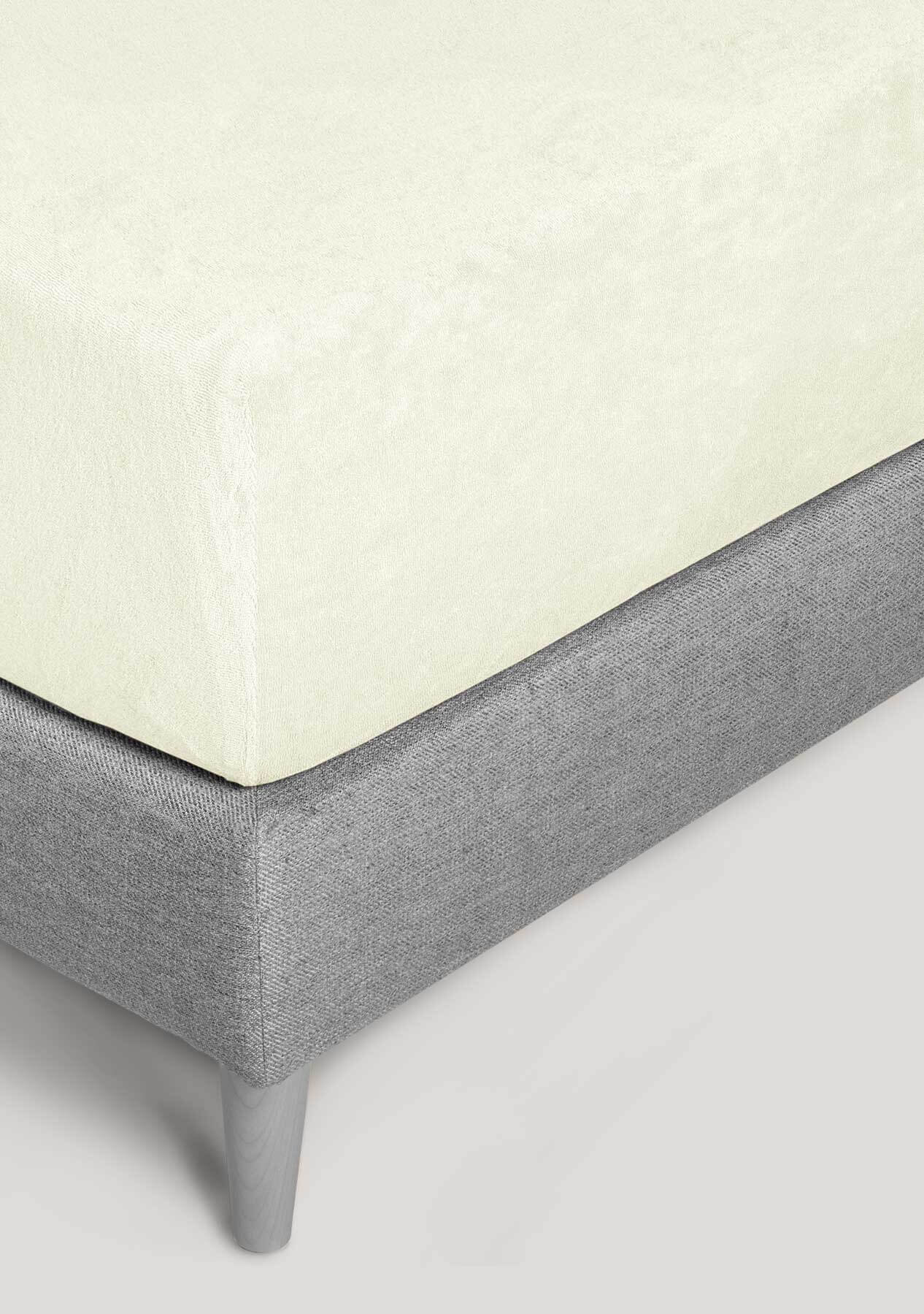 Fluffy terry fitted sheets extra long S