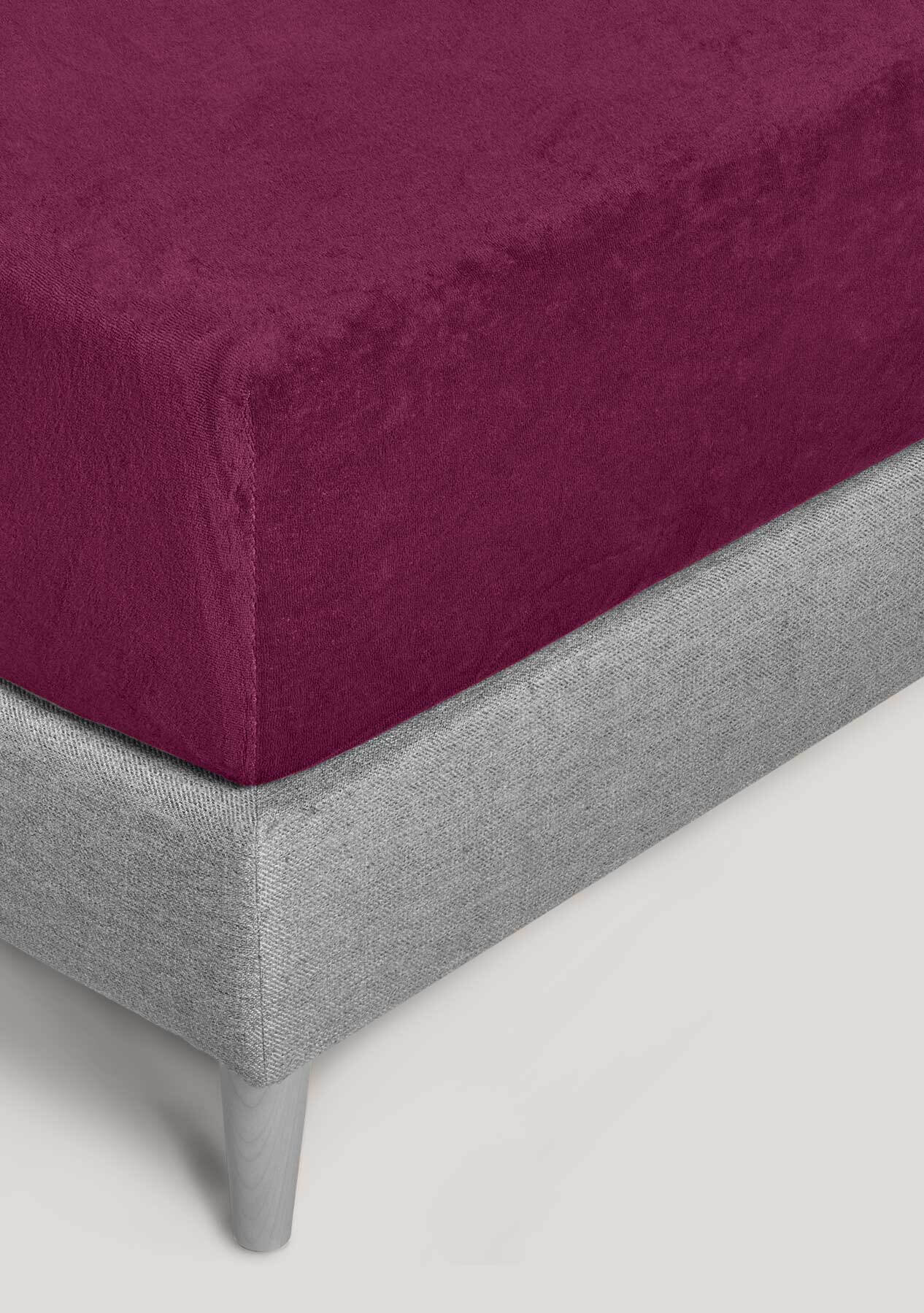 Fluffy terry fitted sheets extra long S