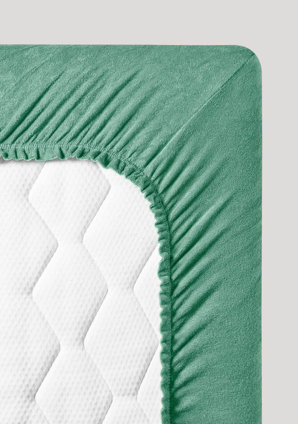 Fluffy terry fitted sheets extra long S