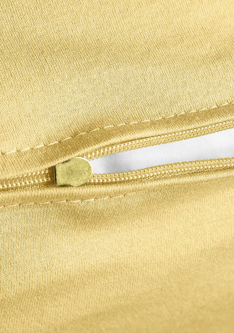 Luxurious thread and jersey pillowcase 80 x 80 cm