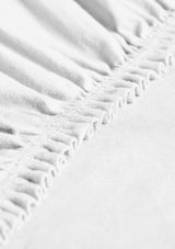 Organic Cotton Stretch-Spannbettlaken (Bio) S, für bis zu 30 cm Höhe