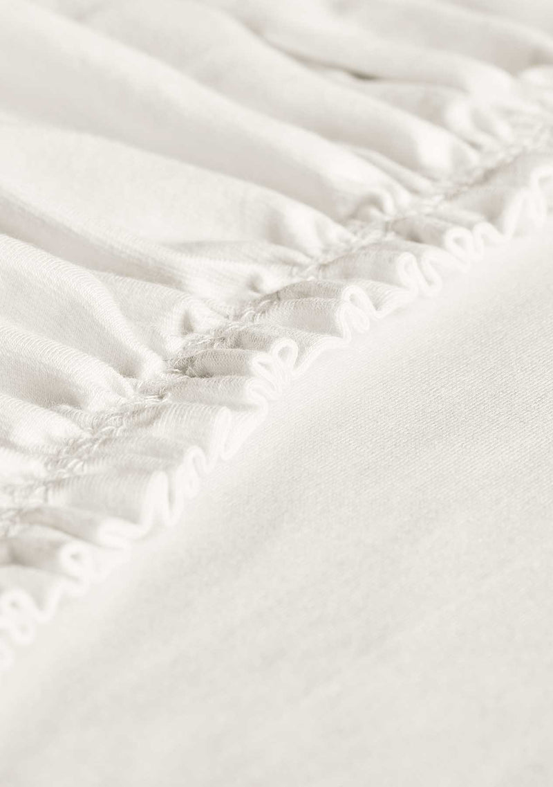 Vario-Stretch fitted sheet for topper with extra length M
