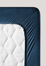 Vario-Stretch fitted sheet for topper with extra length M