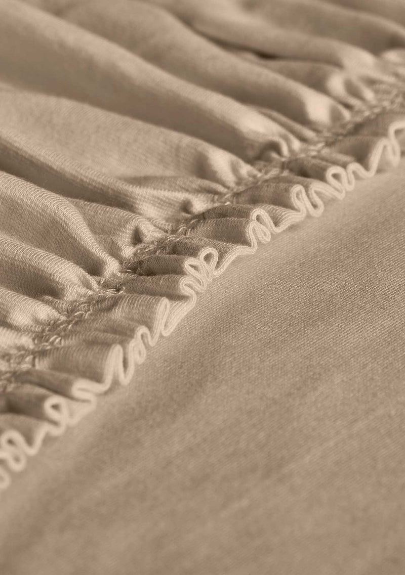Vario-Stretch fitted sheet for topper with extra length M