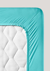 Vario-Stretch fitted sheet for topper with extra length M